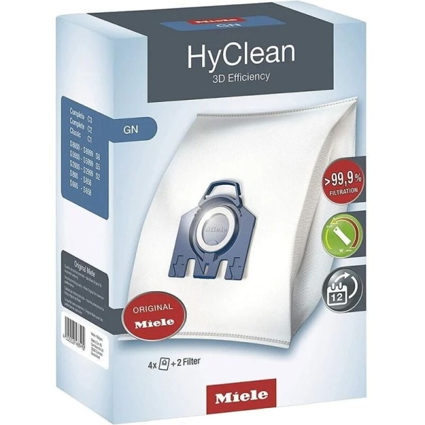 Miele 9917730 HyClean 3D Efficiency GN dammpåse med dammpåsar (pack om 10)