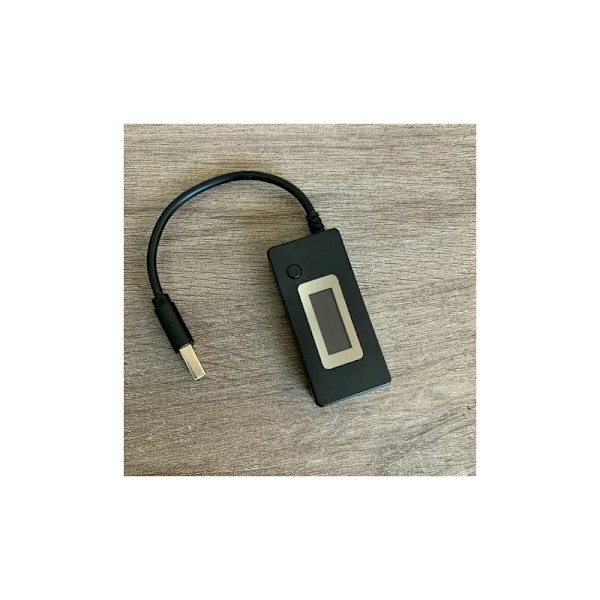 DRIVE - OTXPYV Voltmeter USB-spänningsdisplay med retrobelysning Svart (1 st)