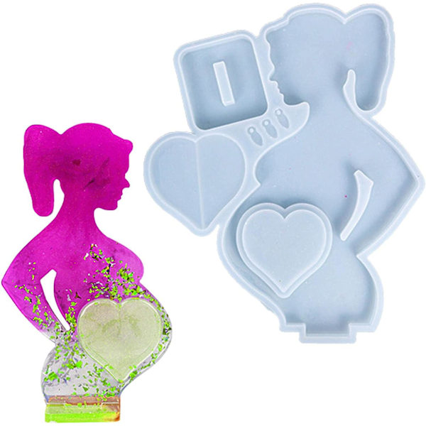 2 stk. Mom Epoxy Resin Form