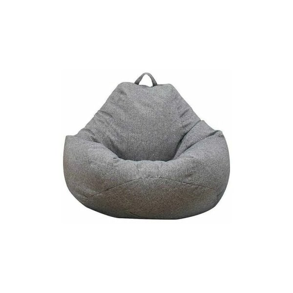 Vuxen Bean Bag Soffa Cover Lazy Lounge Chair Inget Filler