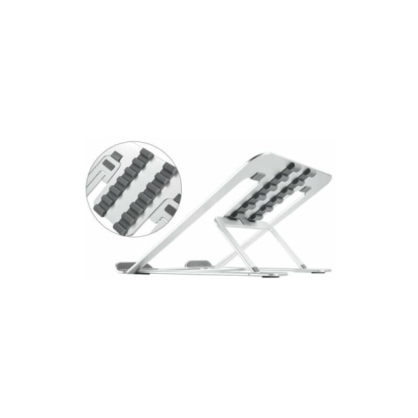 Laptopstativ i aluminiumlegering - 6 höjdjusterbar - ergonomiskt stativ