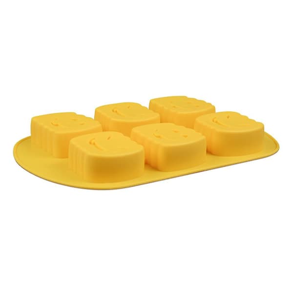 Muffinsform 6 koppar Non-stick Muffinsform Kakbakning Snabbkoppling Pumpaformad