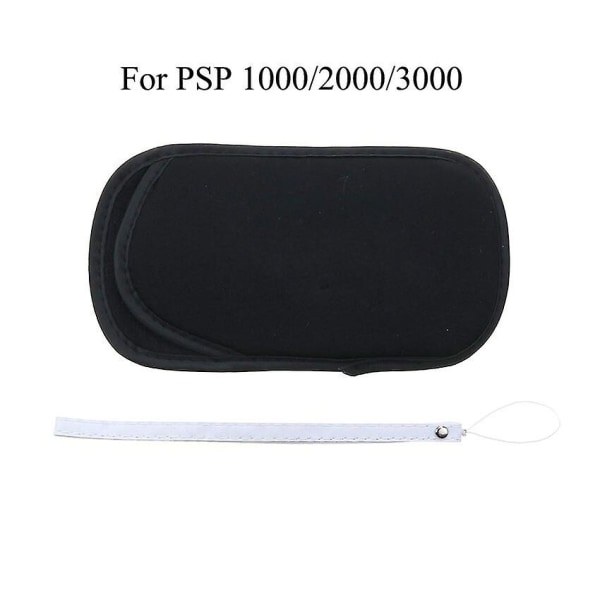 Yuxi mjuk skärmskyddande bärförvaringsväska Case med handledslina för Psv Psp 1000 200 3000 Psp GoFor PSP