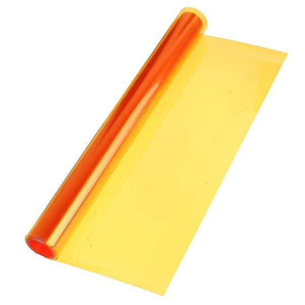Filmstrålkastare 30cm X 120cm Vinyl Car Orange（orange）