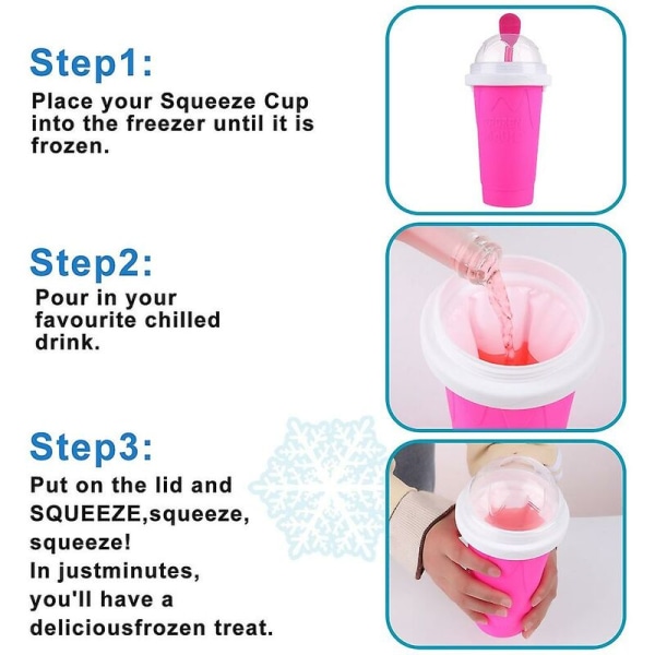 1 st resekopp för slush, magisk silikonkopp för vuxna, slushmaskin, bärbar kopp