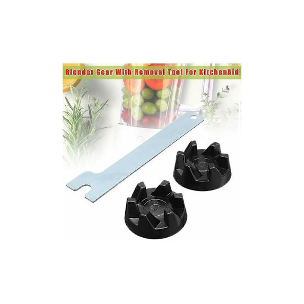 2 st Mixergummi Koppling Växel med Avlägsnande Verktyg för Kitchenaid 9704230 DOPA