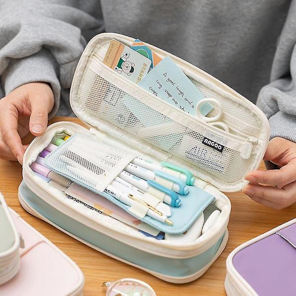 Stor skolorganiseringsväska | Skolartiklar Kawaii-pennor | Väska Skolartiklar Flickor - Pennfodral -（övrigt）