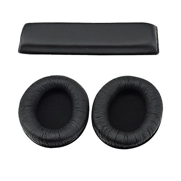 Ersättning öronkuddar och huvudband set kompatibel med Sennheiser Hd-201 Hd-201s Hd-180