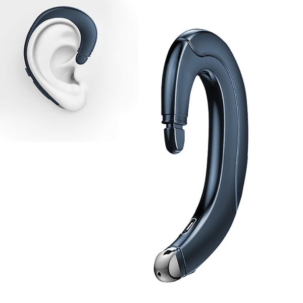 Bluetooth osynlig enstaka öronsnäcka med mikrofonbrusreducering