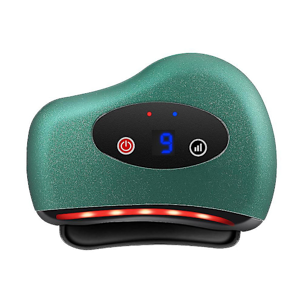 Ansiktsmassageapparatbräda Mikro Elektrisk Skrapbräda Grön
