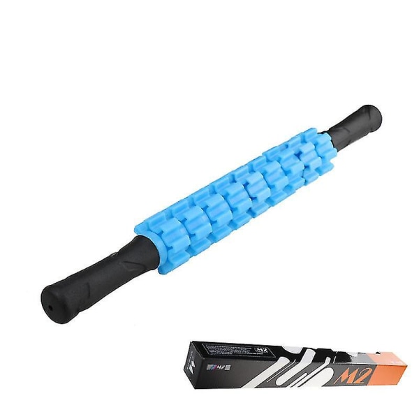 Sportsmassasje Muscle Roller Massasje Stick Roller For Deep Tissue 360gear Muscle Roller Stick（9 gir，Blå）