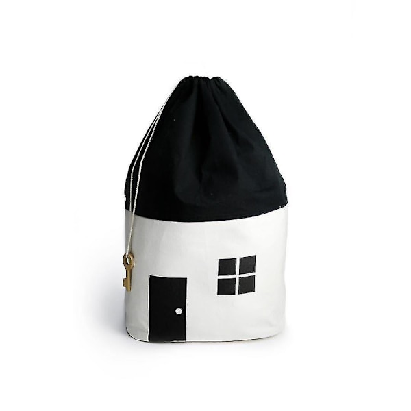 Opbevaringspose Husholdning Bærbar Gadget Organizer Dør Bag Holder Tøj Opbevaringsboks (hvid)