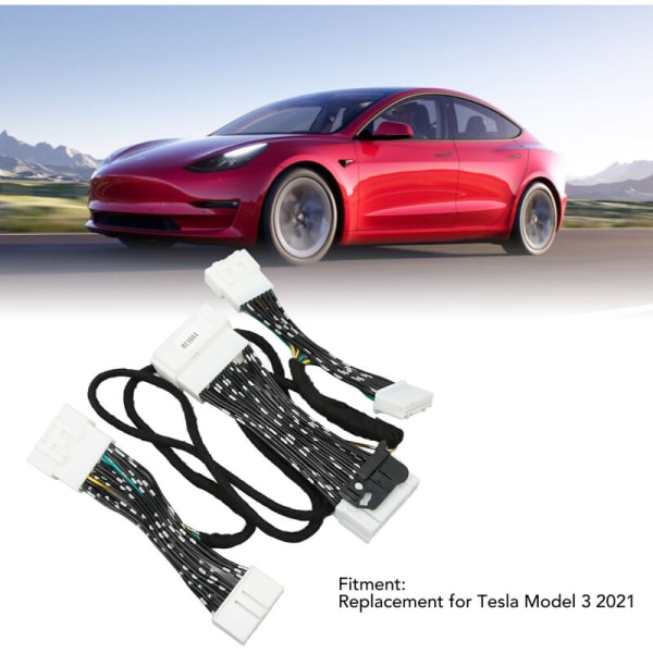 Ljud inaktiv aktiveringskabelstam högtalarmodifieringssats ersättning för Tesla Model 3 2021