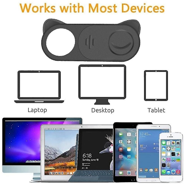 Webcam-skyddsskydd, kameraskydd för bärbar dator, webkamerablockerare skyddar din integritet