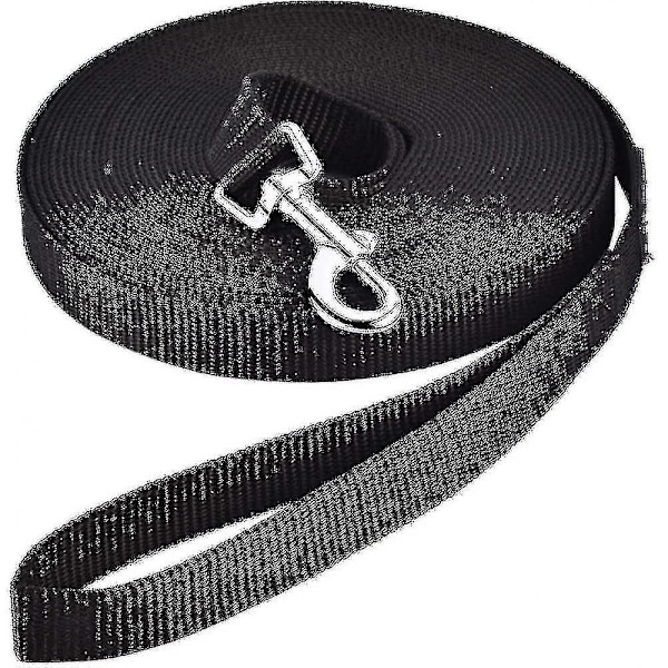 Langt trekktau for hundeklær Langt nylon trekktau for hunder uten stropper Katter og hunder Går for kjæledyr (5m lang, svart)