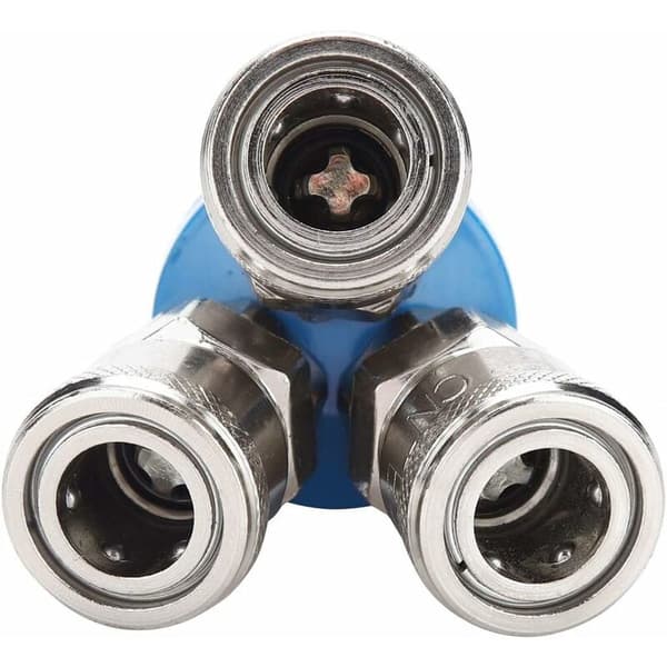 1/3\" Typ-C Multi-Sleeve Splitter Koppling Pneumatisk Snabbkoppling (3-vägs)