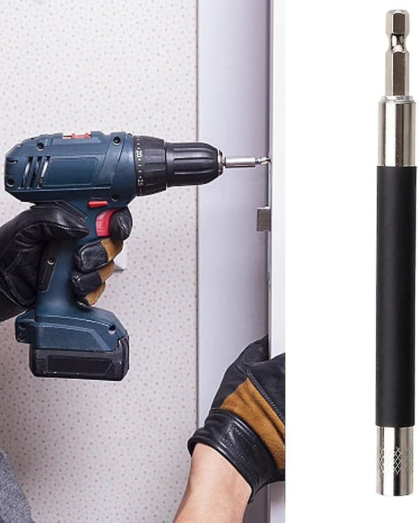 Hex Socket Drill Screw - 140mm Stål Magnetisk Slagdrivbits, Magnetisk Slagdrivbitshållare Adapter För Generiska Verktyg