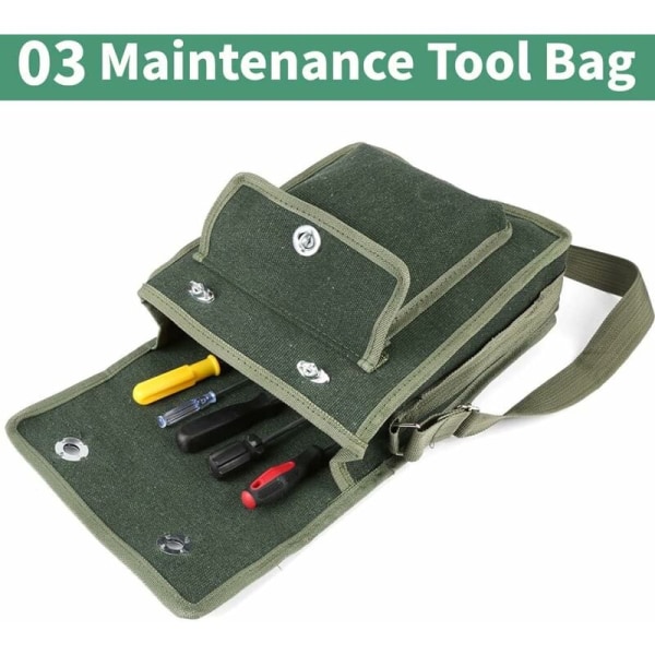 Liten verktygsväska, verktygsväska, elektrikerverktygsväska, verktygsväska, organizer och arbetsväska bälte