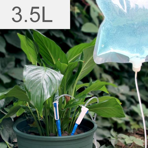 5 st 3500 ml växtbevattningsdropp, bevattningspåsar, automatiskt bevattningssystem, plastbevattningsanordning