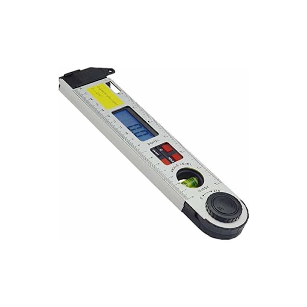 Vinkelmätare 0-270°, Laserpassare med digital display, Vattenpass med LED-bakgrundsbelysning, Digital vinkelmätare