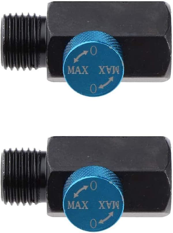 2 stk. 1/4 tomme inline regulator massivt stål trykluftventilværktøj