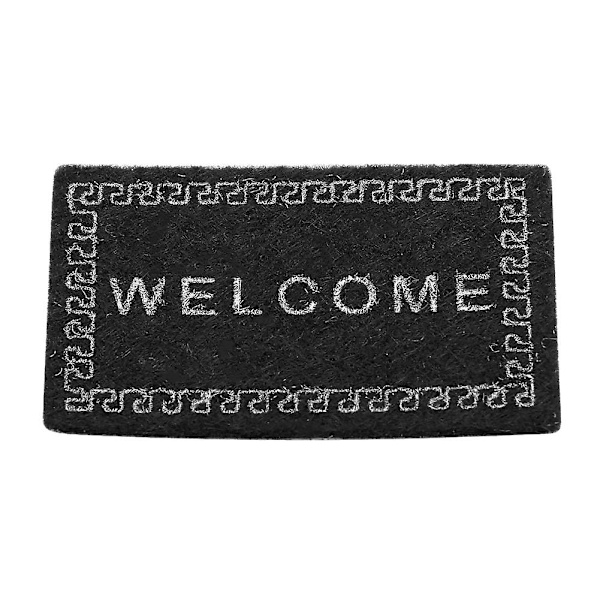 1:12 Skala Sort Mini Tæppe Måtte til DIY Dukkehus - Non-woven Stof Dukkehus Tilbehørssæt