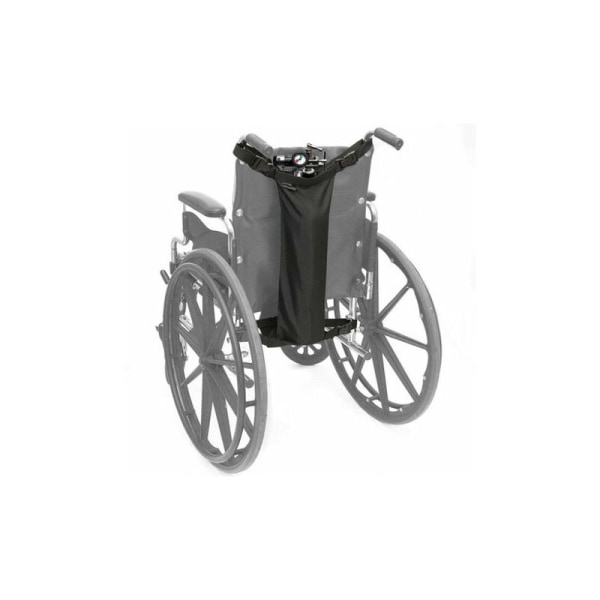 Syrgasflaskhållare för rullstol. Bärbar syrgascylinderväska med justerbara remmar. Passar alla rullstolar och de flesta DOPA-flaskor