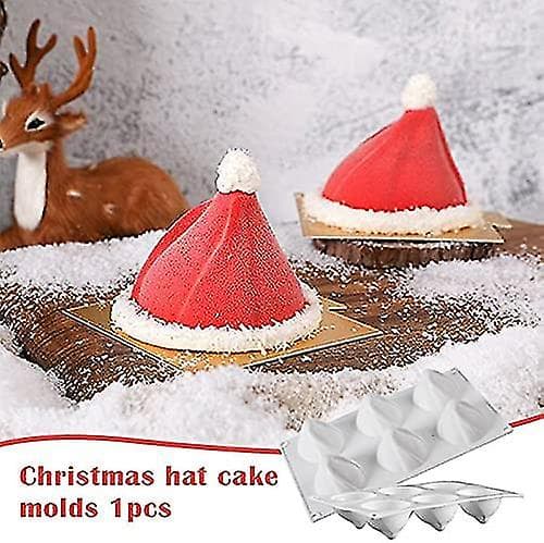 Julehat Kageform Kage Dessertform Silikoneform Husholdning Hat Form