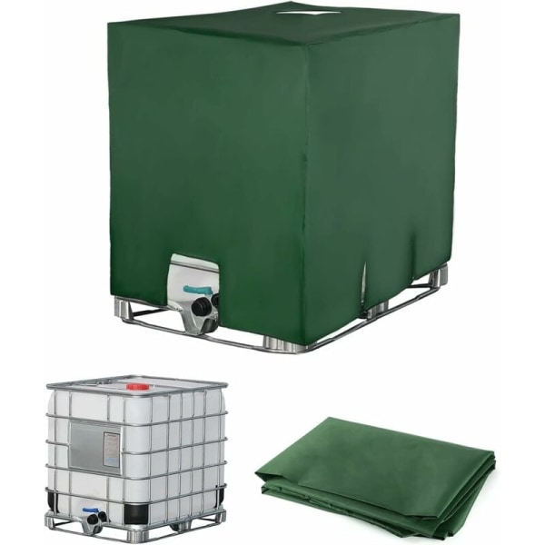 1000L IBC- cover, cover, anti-UV cover, cover (116 x 100 x 120 cm, grön)