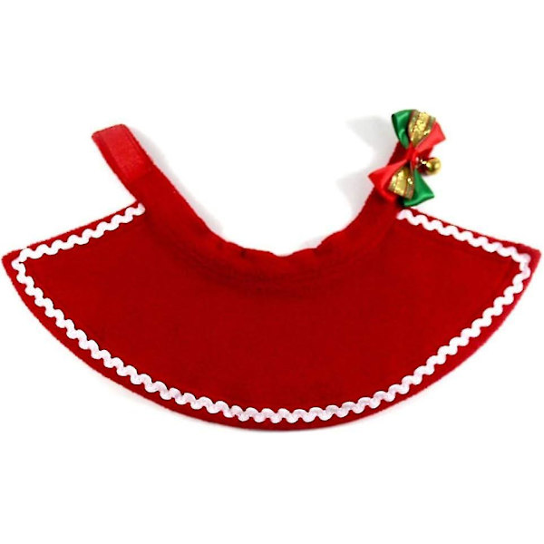 Julhundkappa med hatt, rolig husdjursjuldräkt, valpkläder (L)