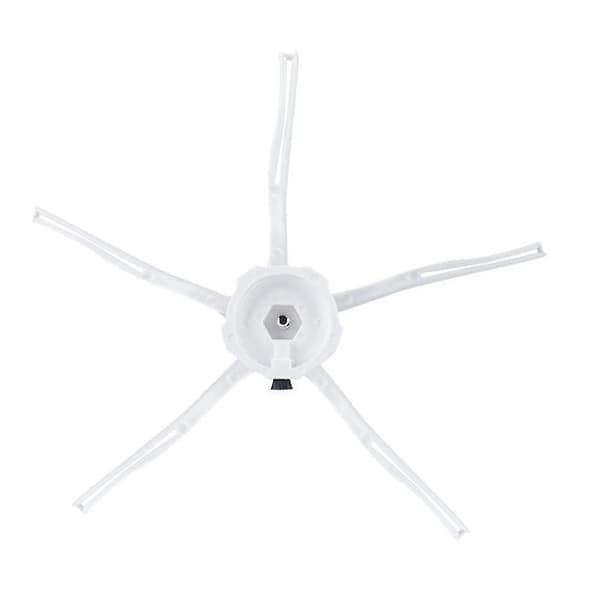 16 stk. Hvit 5 armer sidebørste kompatibel med Xiaomi Roborock S6 S5 E35 E2 S50 S5