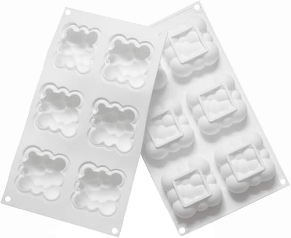 Firkantet silikoneform Silikoneforme Juleharpiksforme Betonforme Form