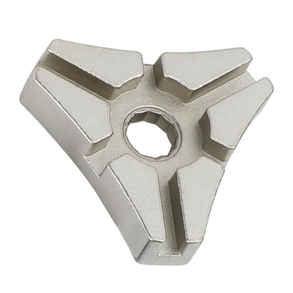 Cykelreparationsjusteringsnyckel i kolstål, 6 spår, ekrarnyckel, cykelståltrådsspärr (silver)