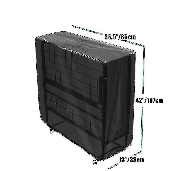 Mimigo Dobbel Foldbar Sengdeksel Vanntett Og Pustende Foldbar Seng Oppbevaringspose