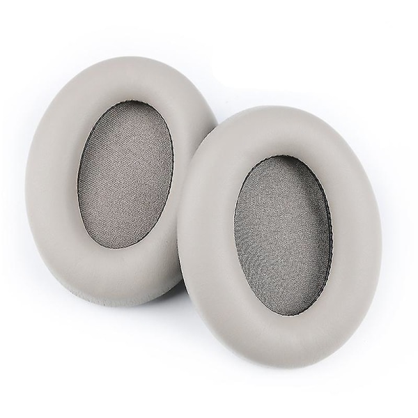 Ersättningskudde för öronkuddar kompatibel med Sony Wh-1000xm3 trådlösa hörlurar (Protein Leather Grey Gold)