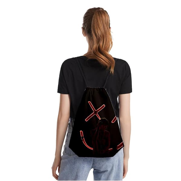 Louis Tomlinson Handväskor Tyg Canvas Rawstring Bag Ryggsäck Kvinnor/mig