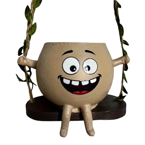 Blomkrukor Hängande, Med Gunga Ansikte, Gunga Blomkruka, Blomkruka