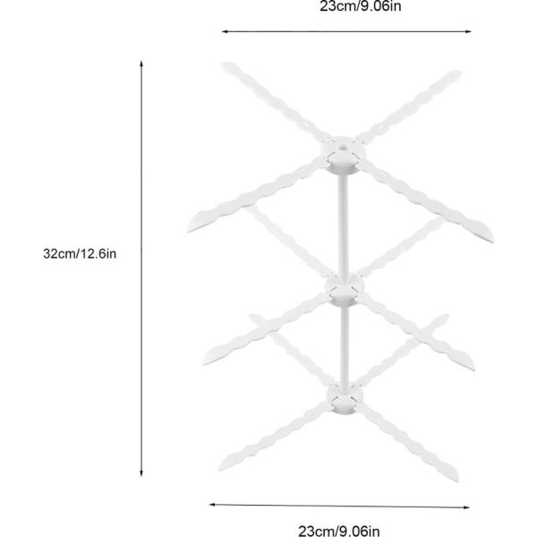 Fondant Gum Paste Blomster Torkställ Lufttorkning Stativ Tårtdekoration Verktyg