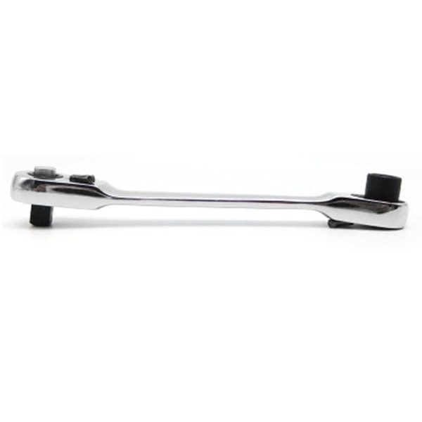 Socket Ratchet Nøgle Bit Driver Combo 1/4in 72 Tænder Hurtigudløser Dobbelthoved Nøgle