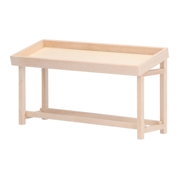 Dukkehus Hylde Display Racks 1:12 Miniature Træ Stativ Hylde til Dukkehus DIY OrnamentFrugt og Grøntsagsstativ2