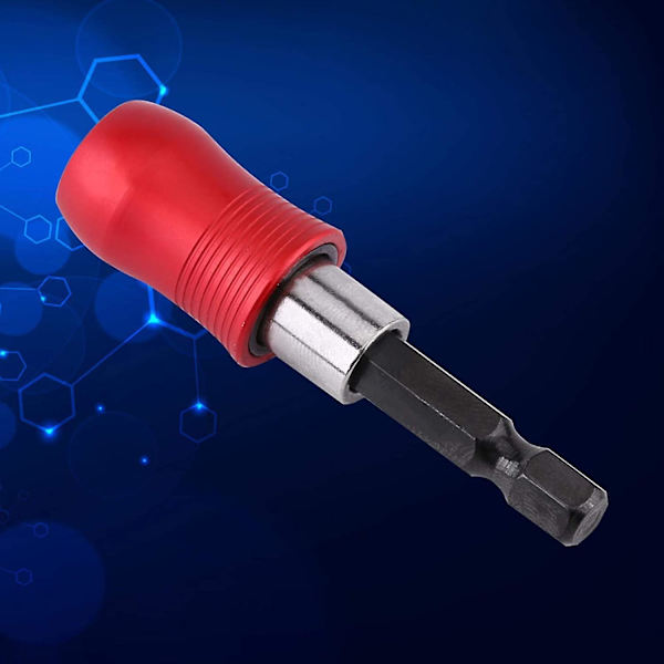 Bithållare - 1/4 tum sexkantsfäste magnetisk bithållarförlängningsstång för elektrisk borrskruvmejsel längd 60 mm