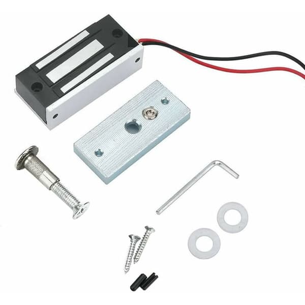 Elektromagnetiskt lås 60 kg 100 lbs 12V Fel NC Node Access Control System Mini Litet Dörrlås för Longziming Elektrisk Säkerhetssystem