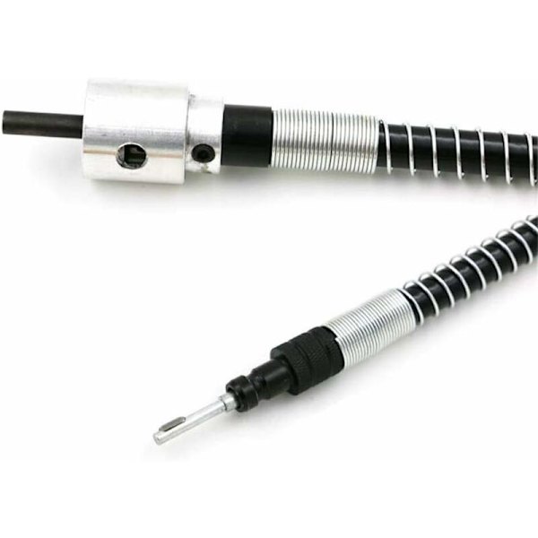 3,175 mm flexibel skaftadapter, används för flexförlängningssladdhållaren (svart) för Dremel borr och roterande slipmaskinkompatibilitetsverktyg