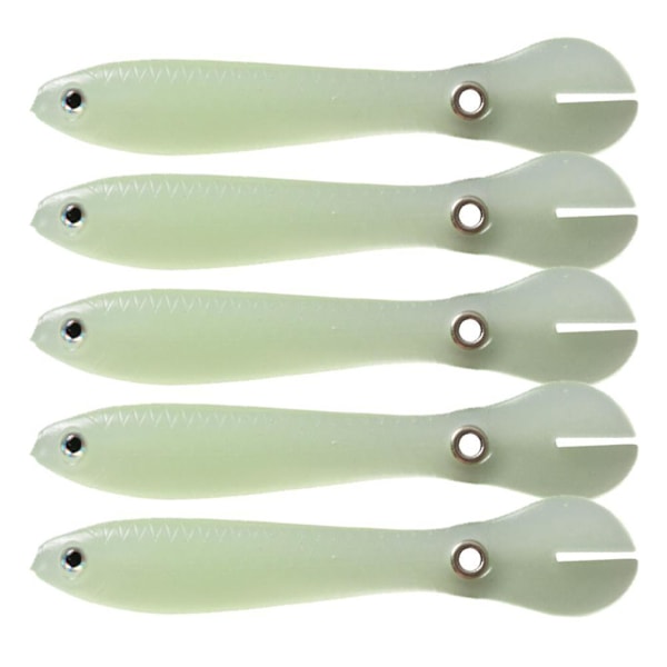 5 st 10 cm 6 g mjuka fiskedrag Bionic Loach mjukt bete mjuk paddel svans fiske Swimbaits drag för basöring