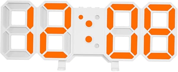 3D Digital Väggklocka LED Digitala Väggklockor Datum Tid Modern Stor Display 3D