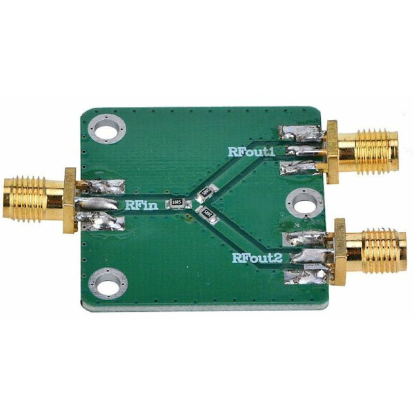 Motståndseffektdelare 1 till 2 RF Mikrovågsdelare Splittermodul DC-5G 6dB