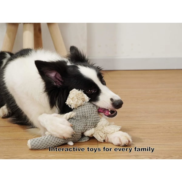 Hundplyschleksaker Hundtuggleksaker Husdjurspipande leksaker med krinkelpapper, tugga och hållbara leksaker för hundvalpar och medelstora hundar.