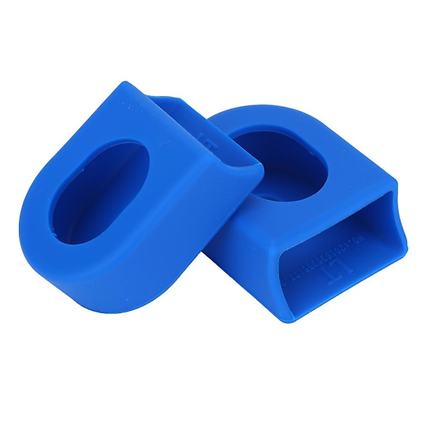 Crank Arm Protective Soft Cover Sleeves Boots for Bike Accessory (Blue)