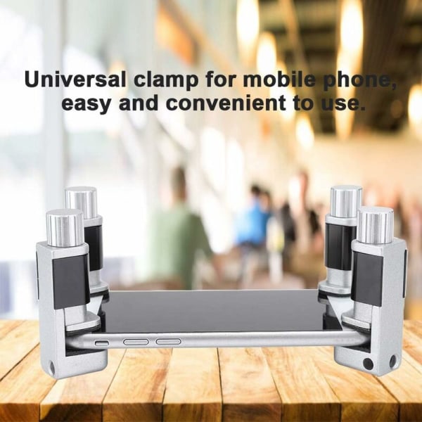 4 st Universal mobiltelefon skärm klämma montering skärm klämma reparationsverktyg aluminiumlegering montering klämma Universal mobiltelefon klämma
