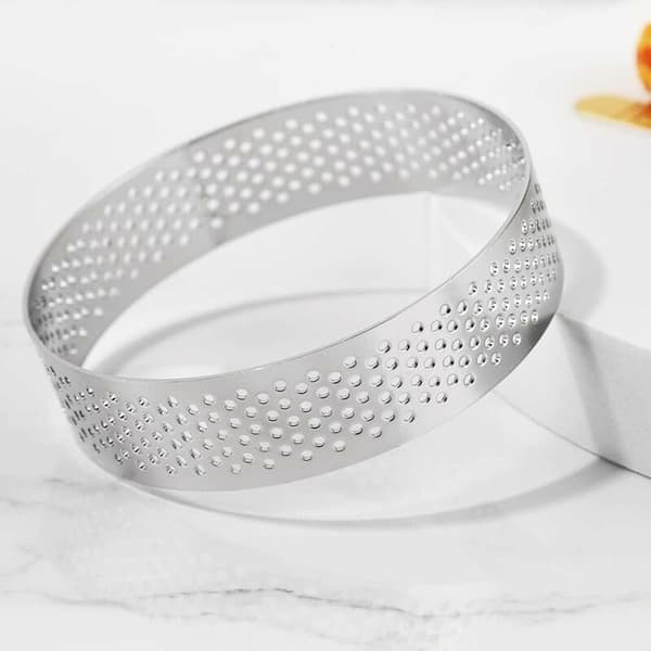 Tårtform bakelse tårtform, rostfritt stål (8 cm 6)